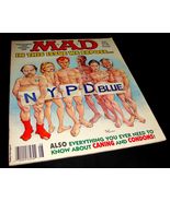 MAD Magazine 329 July/Aug 1994 VG David Caruso NYPD BLUE TV Nudity Humor... - $16.44 CAD