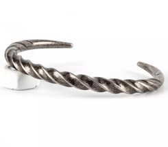 7 Inch Stainless Steel Mens Vintage Mobius Horn Cuff Bangle Bracelet Men - $18.42