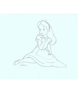 Jon Pinto Original Art SIGNED Walt Disney World Park Alice Wonderland To... - $1,862.23 MXN