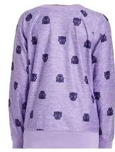 Girls Marvel Black Panther Dora Milaje Pajama Set with Cozy Socks Purple Large image 4
