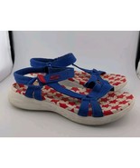 Skechers Women&#39;s Size 6 Red White Blue Sandals Strap Nylon Stars USA (22) - $24.19