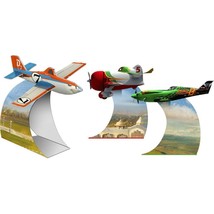 Planes Tabletop Centerpiece Decorations 3 Pieces Per Package NEW - £5.00 GBP