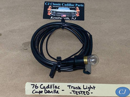 Oem 76 Cadillac Deville Deck Lid Trunk Light Lamp **Tested** - £62.27 GBP