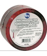 Intertape Sheathing Tape, 2.36&quot; x 72.1 yd, Red/Black, 5560CNDR - £11.04 GBP