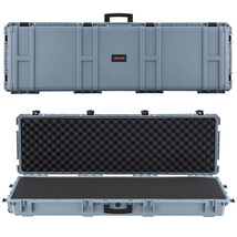 VEVOR Lockable Rifle Case, Pre-cut Foams, 54.7 in Gun Storage &amp; Wheels, ... - $132.99