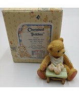 Cherished Teddies THREE CHEERS FOR YOU Age 3 Bear Figurine  911313 1992 ... - $15.43