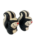 Big Tail Cute Smiling Skunk Salt And Pepper Shaker Set By Holt And Howard - $355.04 MXN