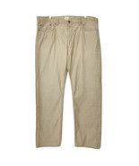 Dockers Men&#39;s size 40 x 32 Classic Fit Flat Front Pants Slacks Khaki Beige - £17.68 GBP