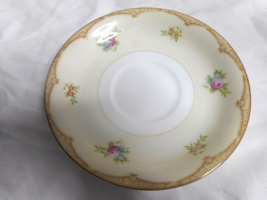 MEITO Hand Painted China Bread/Butter/Dessert Plate Yellow Floral Roses 6 3/8&quot; - £7.86 GBP