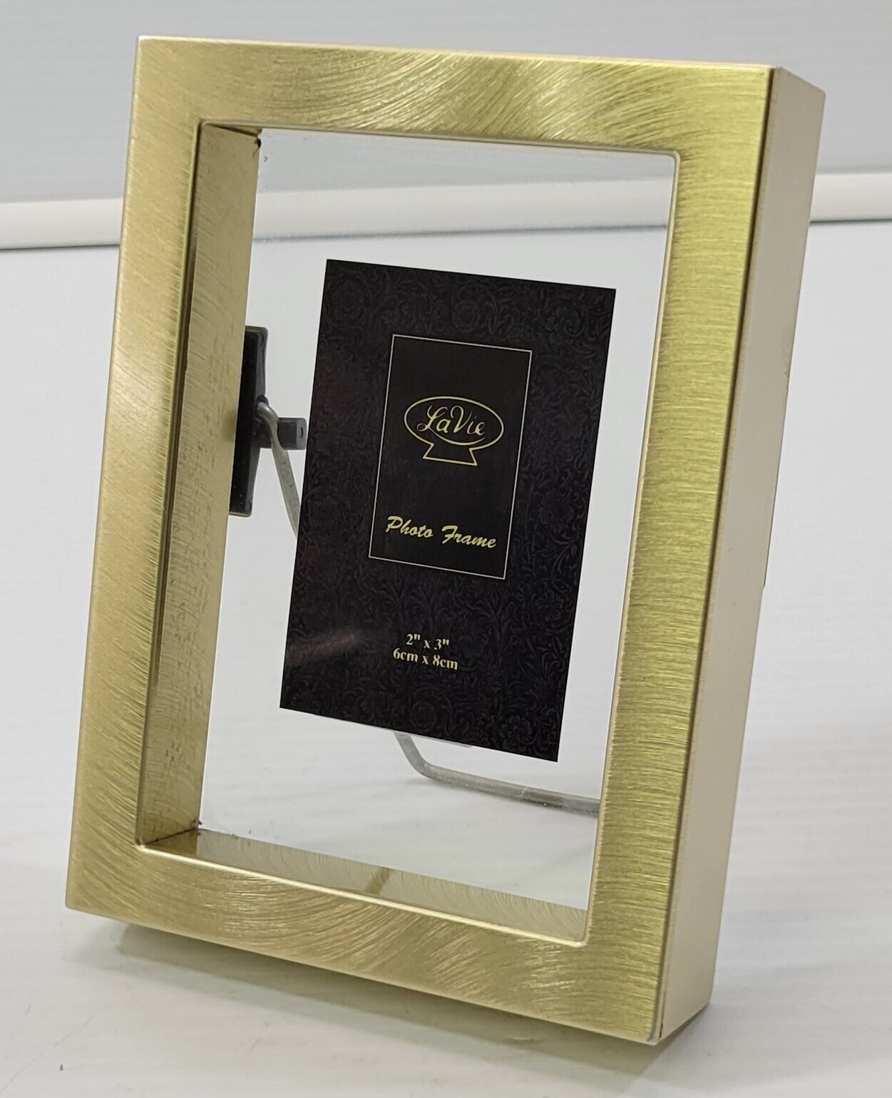 AP) LaVie Gold Tone Table Top Picture Photo Frame - $5.93