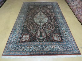 5&#39; X 7&#39; Vintage Hand Made Turkish Hereke Wool Floral Rug Carpet Detailed Nice - £1,130.43 GBP