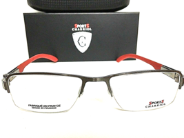 New Charriol Sport SP 23001 C5 54mm Semi-Rimless Men&#39;s Eyeglasses Frame  - $149.99