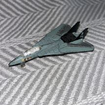 Vintage Toy Diecast F-14 Tomcat Aircraft A143 Movable Wing Fighter - $12.86