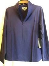 NWT Ladies IBKUL SOLID NAVY BLUE Long Sleeve Mock Golf Shirt S M L XL & XXL image 2