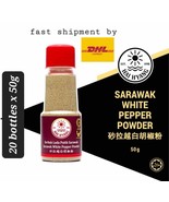 A1 Sarawak White Pepper Powder Premium  20 bottles x 50g-fast shipment b... - £104.22 GBP