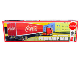 Skill 3 Model Kit Fruehauf FB Beaded Panel Van Trailer &quot;Coca-Cola&quot; 1/25 Scale Mo - £56.62 GBP