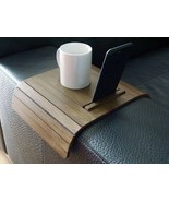 18&quot; x 12&quot; THE ORIGINAL Wooden Sofa Arm Rest Tray, Dark Walnut Couchside ... - $1,504.66 MXN