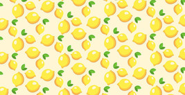 Lemons Design Vinyl Checkbook Cover Lemon Love - £6.89 GBP