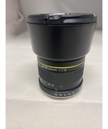 Opteka Manual Focus 85mm 1:1.8 Lens W/ Hood For NIKON F Mount - £101.23 GBP
