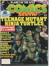 COMICS SCENE #13 1990 Teenage Mutant Ninja Turtles Dick Tracy Annie 2 US... - £18.84 GBP