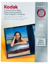 KODAK Premium Photo Paper High Gloss 8.5&quot;x11&quot; - 50 count - NEW~FACTORY S... - $228.06 MXN