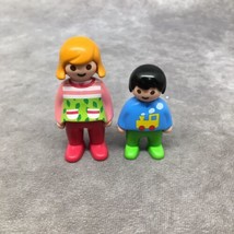 Playmobil 123 Girl & Child Figure 1 2 3 - $5.87