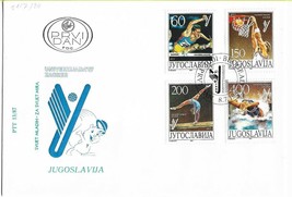 FDC 1987 Yugoslavia Univerzijada Zagreb Sport Universiade Stamp Postal History - £4.01 GBP