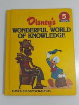 Disney&#39;s Wonderful World Of knowledge Vol 5 1982 hardcover - £4.68 GBP