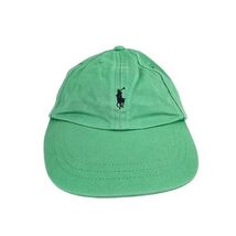 Kids Polo Ralph Lauren Green Navy Cotton Baseball Cap Hat Toddler Pony L... - $21.78