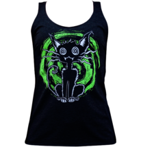 Lowbrow Art Alley Cat Unfinished Edges Racer Back Tank Top Adi S-M-L-XL-... - $33.85