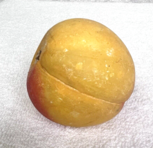 Vintage Stone Fruit Peach Italian Alabaster Marble Country Home Primitive - $640.61 MXN