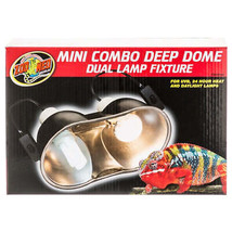 Zoo Med Mini Combo Deep Dome Reptile Lamp Fixture - £39.70 GBP