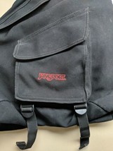 JanSport Black Canvas Ergonomic One Shoulder Sling Backpack Bag. U7 - $29.69