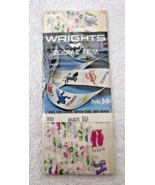NOS Wrights Trim Zodiac Purple Pink Green Trim Seam Binding MIP 3 Yards ... - $8.42