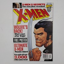 Wizard Special Edition X-Men #1 2002 with Emma Frost Jean Poster Wolverine Cover - £7.88 GBP