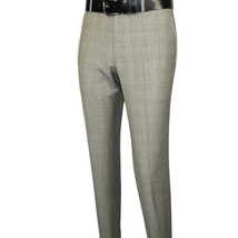 Men Suit BERLUSCONI Turkey Italian Wool 180's Glenn Plaid K167-06 Black White image 12