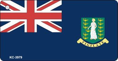 Primary image for British Virgin Islands Flag Novelty Key Chain
