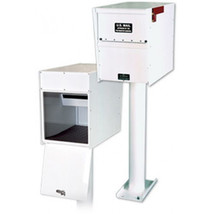 Standard Rear Access Heavy Duty Letter Locker Mailbox White - $765.06