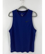 Nike Dri Fit Cool Tank Top Mens Size Medium Blue Gym Workout Athletic  - $454.78 MXN