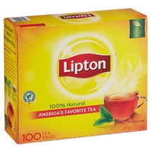 Lipton Classic Black Tea Bags - 100/Box/ 2 Boxes  - £10.96 GBP