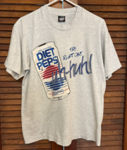 Vintage 80s Diet Pepsi Right One Uh-Huh Tshirt Size L USA Single Stitch - £55.09 GBP
