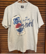 Vintage 80s Diet Pepsi Right One Uh-Huh Tshirt Size L USA Single Stitch - £54.68 GBP