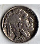 1937 P Buffalo coin (Indian Head) Nickel - $3.95