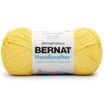 Bernat Handicrafter Cotton Yarn - Solids-Sunshine - £18.99 GBP
