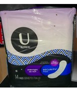 2 Pc U by Kotex Security Maxi Pads Overnight Unscented 14 Count - £15.69 GBP