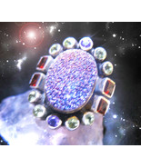 HAUNTED DRUZY RING HIGHEST MAGNIFY &amp; UNLOCK POWERS EXTREME SECRET MAGICK  - $405.83 CAD