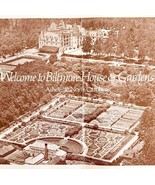1970s Biltmore House &amp; Gardens Welcome Brochure Booklet Asheville NC DWSS17 - $27.56 CAD
