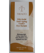Thealto 24k Gold Anti Aging Under Eye Serum - .67 oz (20 ml) New In Seal... - $666.89 MXN