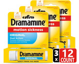 Dramamine Motion Sickness Relief, 50 mg Original Formula (3x12ct Tablets... - $19.43