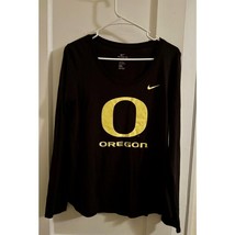 Oregon Ducks/ Nike Tee Long Sleeve Shirt/ Men&#39;s Black Medium - £19.61 GBP